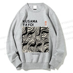 Unisex Yayoi Kusama Geometry Printed Sweatshirt