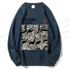 Unisex Yayoi Kusama Geometry Printed Sweatshirt