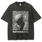 People In The Rain Washed T-Shirt