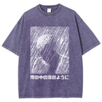 People In The Rain Washed T-Shirt