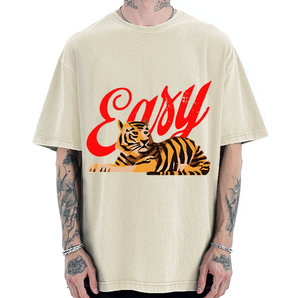 Unisex Easy Tiger Vintage Washed T-shirt