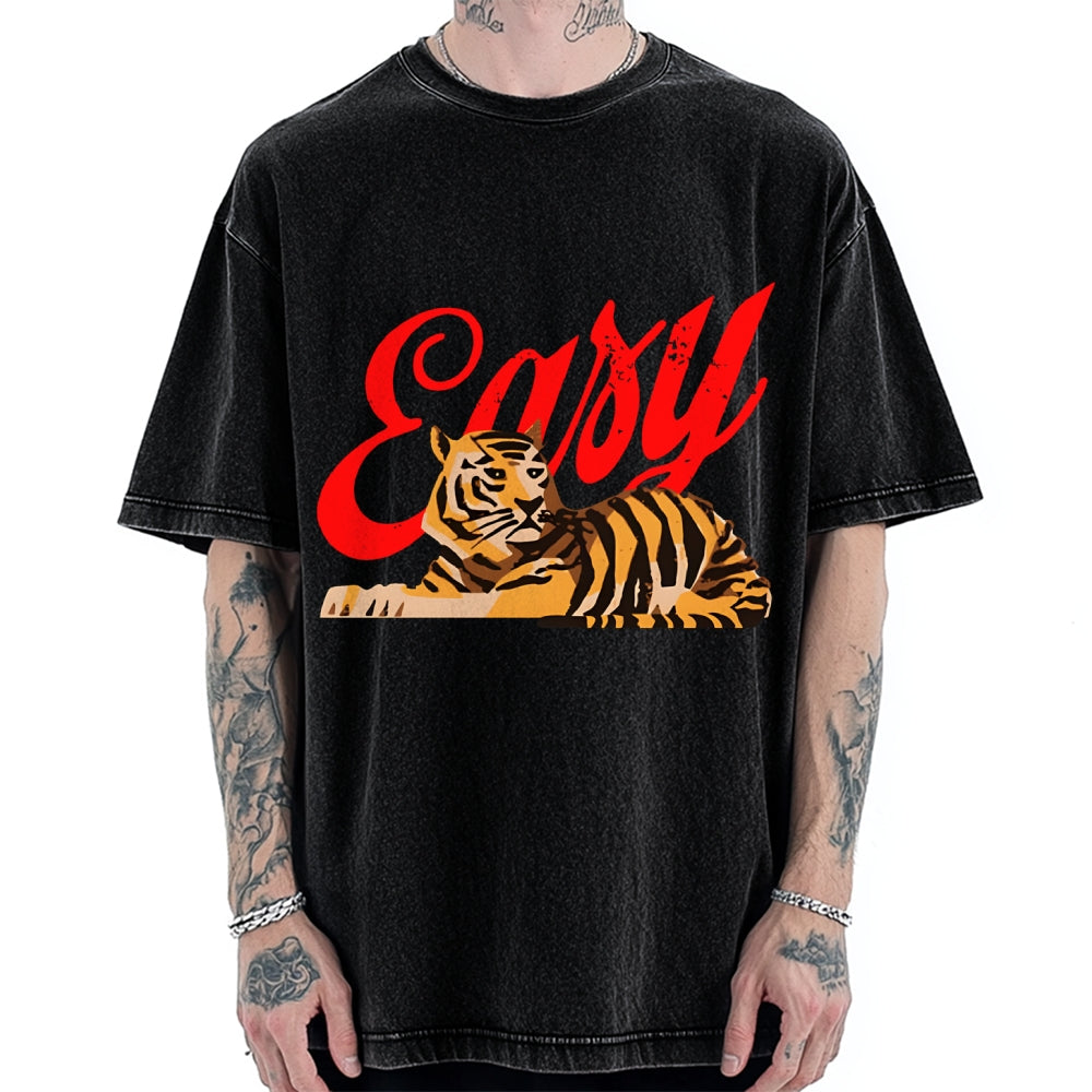 Unisex Easy Tiger Vintage Washed T-shirt