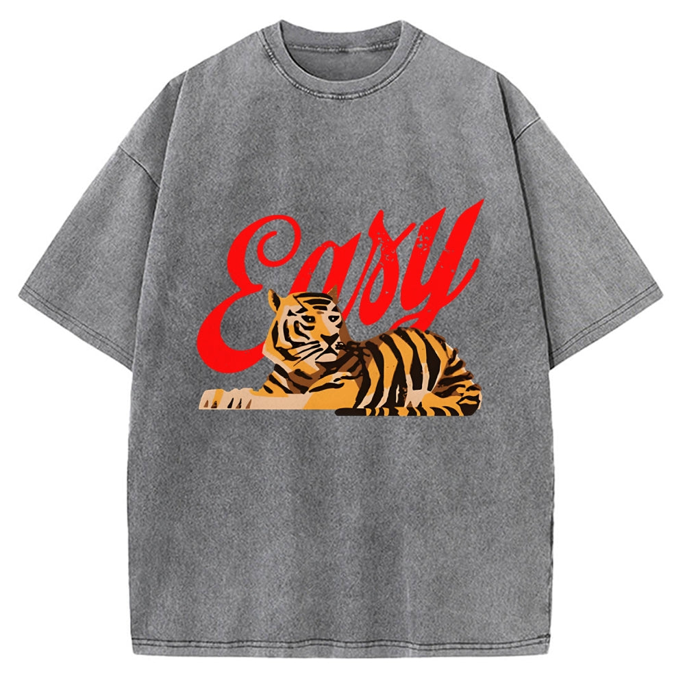 Unisex Easy Tiger Vintage Washed T-shirt
