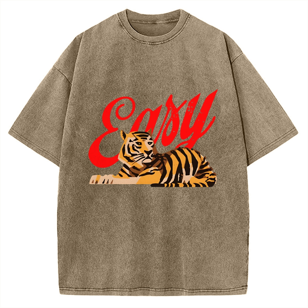 Unisex Easy Tiger Vintage Washed T-shirt