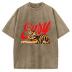 Unisex Easy Tiger Vintage Washed T-shirt