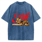 Unisex Easy Tiger Vintage Washed T-shirt