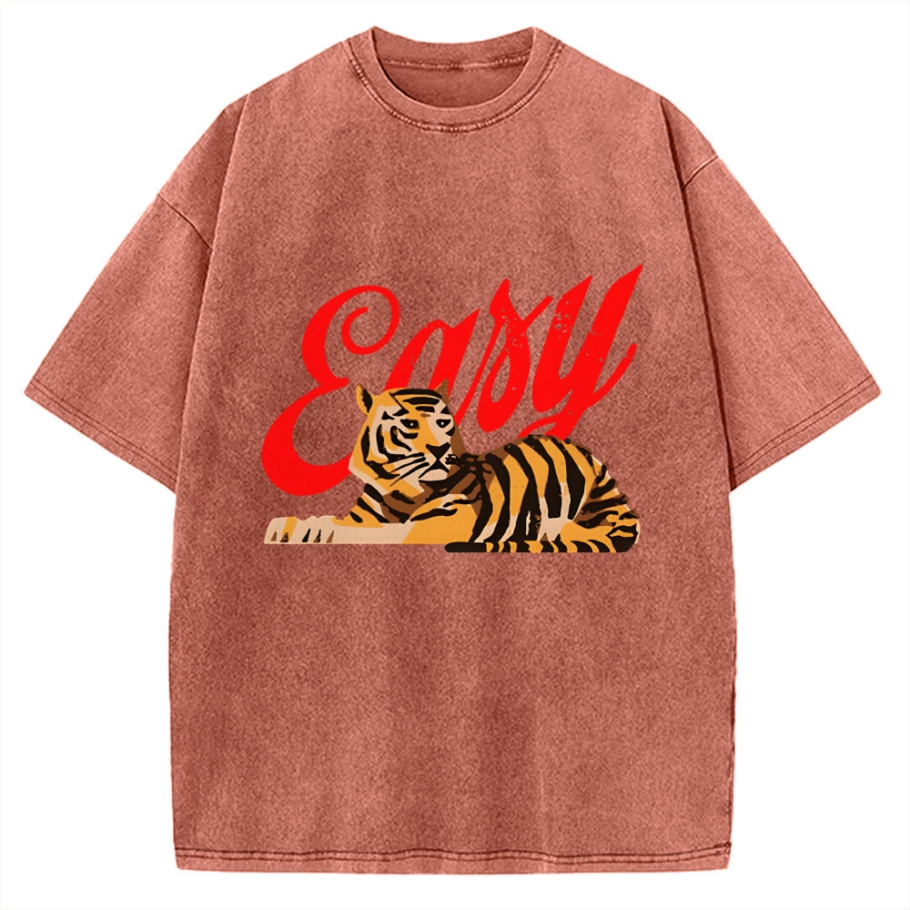 Unisex Easy Tiger Vintage Washed T-shirt