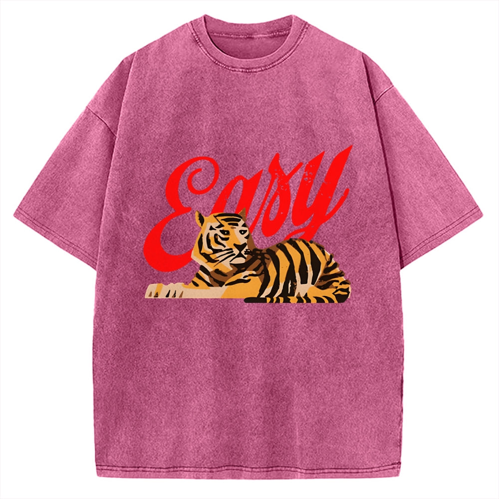 Unisex Easy Tiger Vintage Washed T-shirt