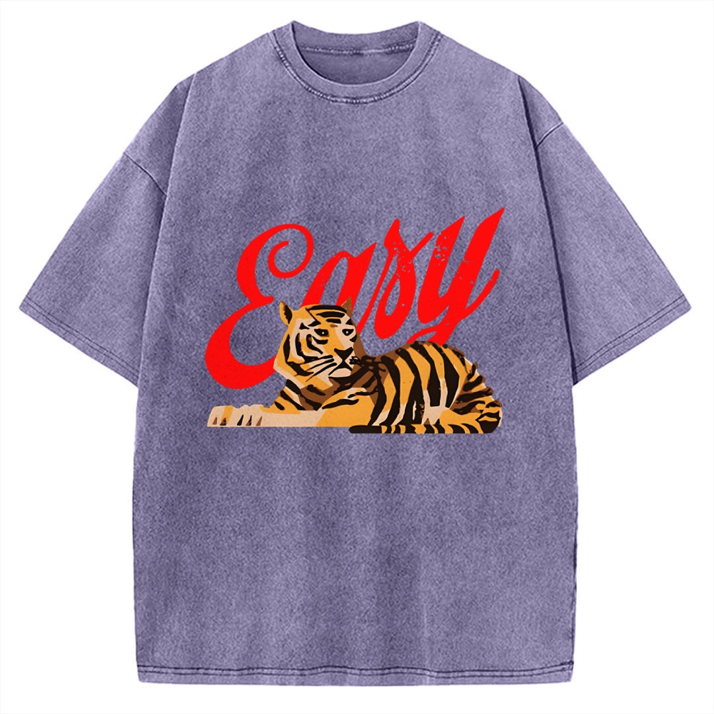 Unisex Easy Tiger Vintage Washed T-shirt