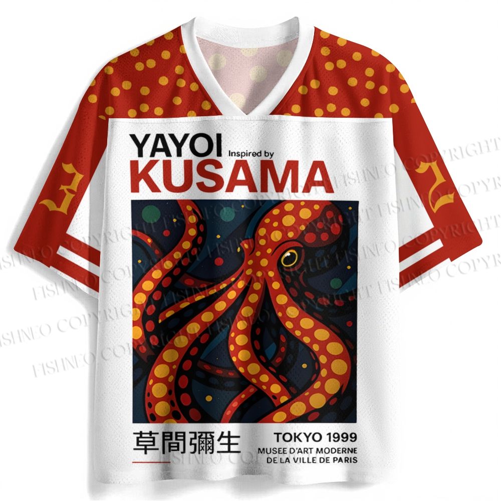 Yayoi Kusama Octopus Jersey Shirts
