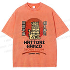 Unisex Hattori Hanzo Printed Washed Tee