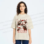 Unisex Aquarius Bugs Printed Washed Tee