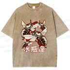 Unisex Aquarius Bugs Printed Washed Tee