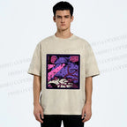 Unisex Rat in Dark Printed Washed Tee