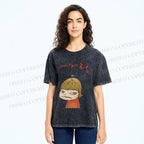 Unisex Yoshitomo Nara Another Bad Day Printed Washed Tee