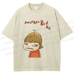 Unisex Yoshitomo Nara Another Bad Day Printed Washed Tee
