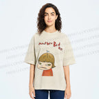Unisex Yoshitomo Nara Another Bad Day Printed Washed Tee