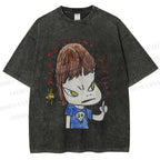 Unisex Yoshitomo Nara What They Want I Don't know Printed Washed Tee