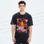 Unisex Obsessive About Octopuses Printed Washed Tee