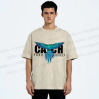 Unisex Free Bird Printed Washed Tee