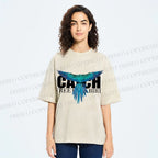 Unisex Free Bird Printed Washed Tee