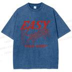 Unisex Tiger Spirit Printed Washed Tee