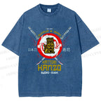 Unisex Hattori Hanzo Printed Washed Tee