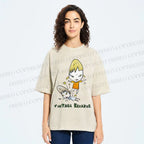 Unisex Yoshitomo Nara Vintage Breaker Printed Washed Tee