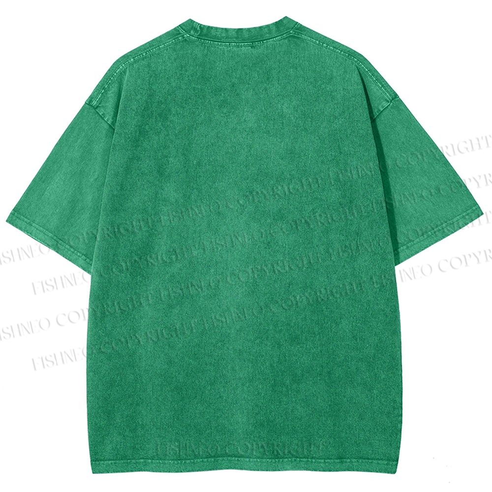 Unisex Yayoi Kusama Flowers Printed Washed Tee