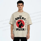 Unisex Keiji Mutoh The Great Muta Printed Washed Tee