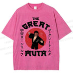 Unisex Keiji Mutoh The Great Muta Printed Washed Tee