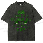 Unisex I Put The Double D's In St. PaDDy's Day Printed Washed Tee
