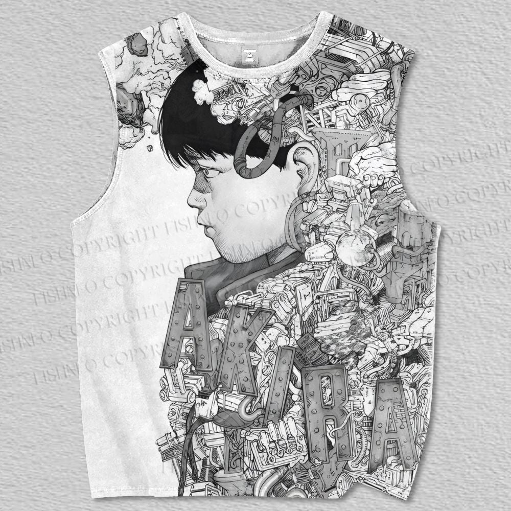 Unisex Akira Printed Tank Top