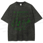 Unisex Lazy Birds Bakery Printed Washed Tee