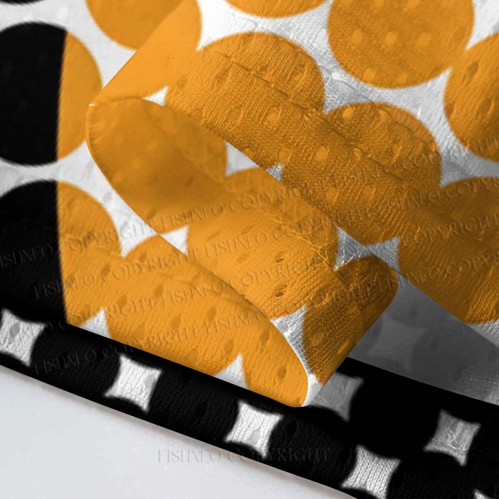 Bauhaus Geometric Circle Printed Jersey Shirts