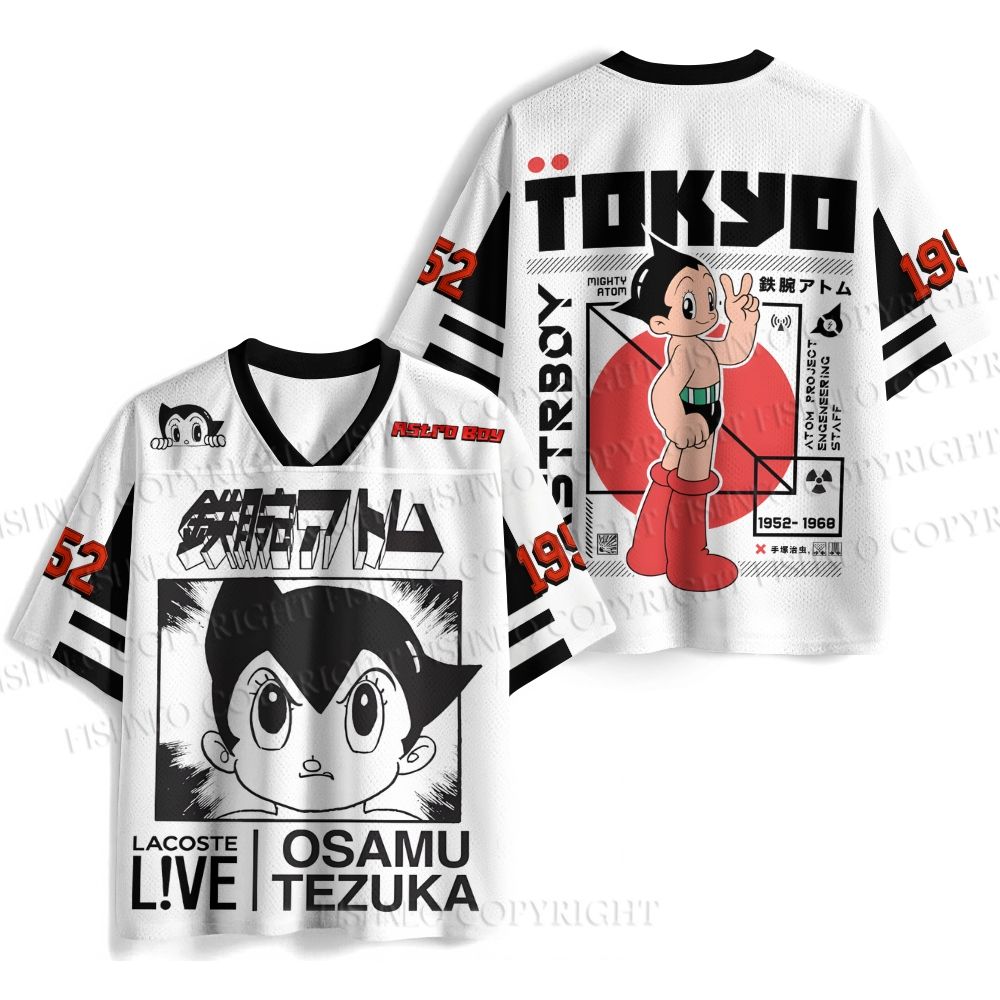 Astro Boy Printed Jersey Shirts
