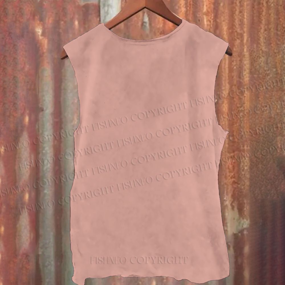 Unisex Casual Octopus Printed Tank Top