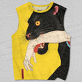 Unisex Black Panther Printed Tank Top