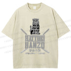 Unisex Hattori Hanzo Printed Washed Tee