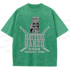 Unisex Hattori Hanzo Printed Washed Tee
