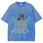 Unisex Hattori Hanzo Printed Washed Tee