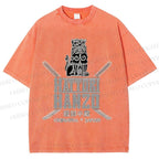 Unisex Hattori Hanzo Printed Washed Tee