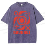 Unisex Bauhaus Geometry Printed Washed Tee