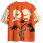 Japanese Ukiyo-e Bird Jersey Shirts