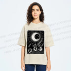 Unisex Howling Opossum Printed Washed Tee
