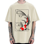 Golden Ratio Koi Vintage Washed T-shirt
