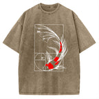 Golden Ratio Koi Vintage Washed T-shirt