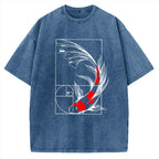 Golden Ratio Koi Vintage Washed T-shirt