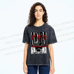 Unisex Akira Printed Washed Tee