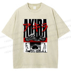 Unisex Akira Printed Washed Tee